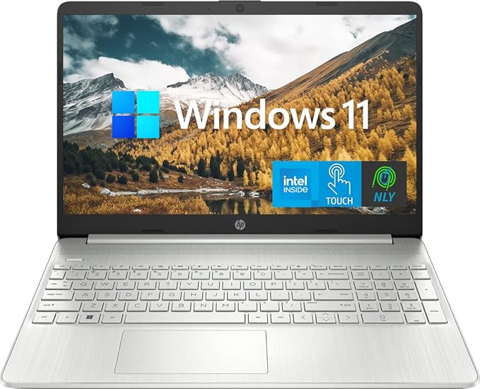 HP Touchscreen 15.6' Laptop, Micro-Edge Display, Thin & Portable, Intel Core i3-1115G4, 20GB RAM, 1TB SSD, Webcam, HDMI, Wi-Fi, USB Type-C, SD Card Reader, NLY MP, Windows 11